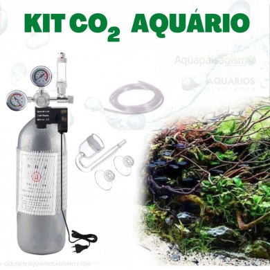 Kit CO2 completo Aquário Plantado