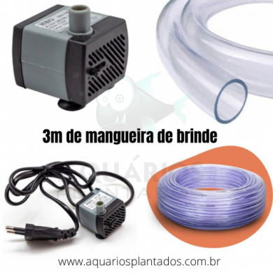 Bomba Submersa Mini Hbo 300 + 3m de mangueira