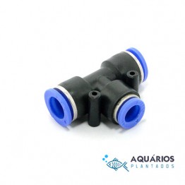 Conector T para mangueira CO2 6 mm - AP322