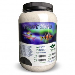 Areia Perolada White Sand pH 7.0 - 7.2 Mbreda 6 kg 